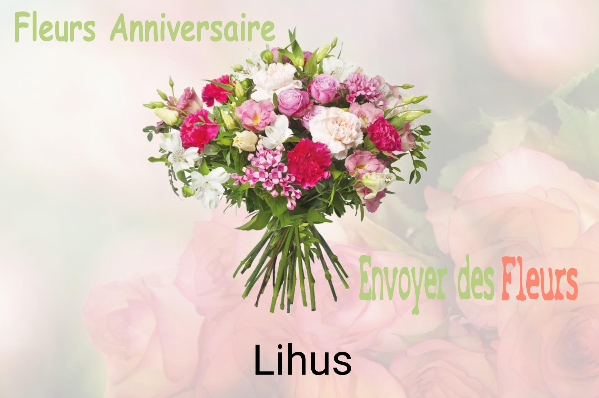 Bouquet de fleurs d’anniversaire livré à Lihus