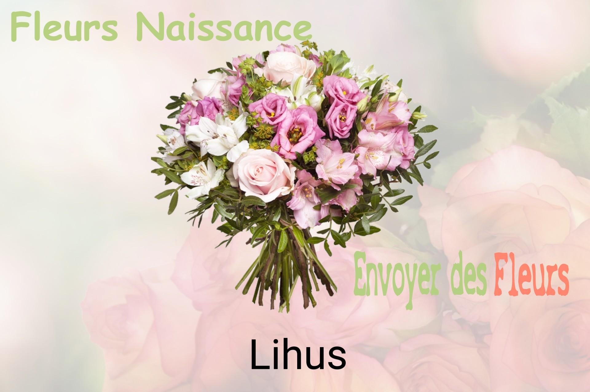Bouquet de fleurs de naissance livré à Lihus